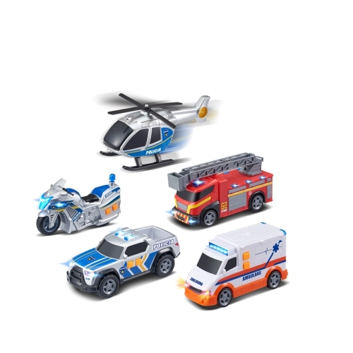 Pojazdy ratunkowe 5-pak Dumel